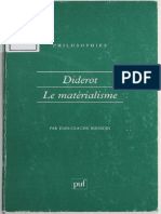 Diderot Et Le Matérialisme by Jean-Claude Bourdin