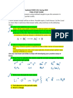 Chem 1411 Updated Study Guide 2