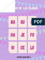 Bingo de Sílabas