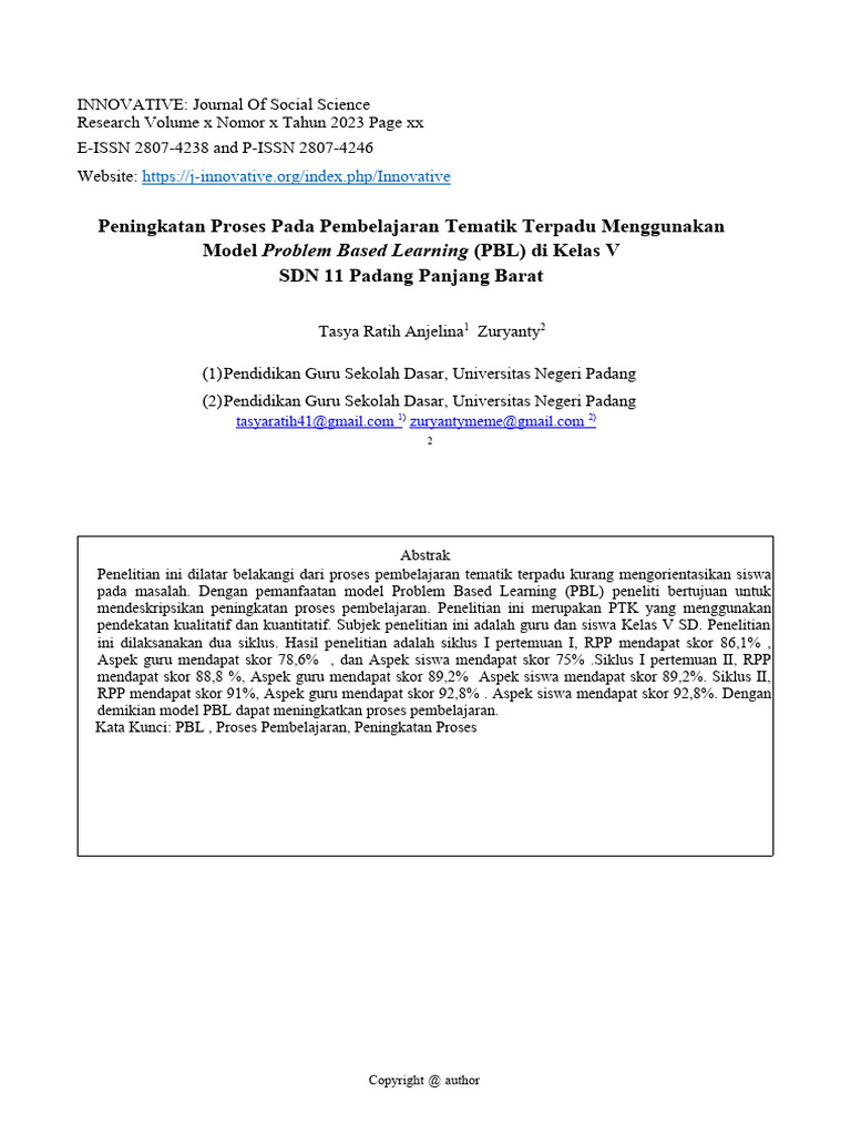 Bikin Template Innovative PDF