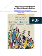 Full Download Ebook PDF Instruction of Students With Severe Disabilities 8th Edition PDF