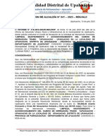 Resolucion Nro. 041 - 2023 - Resolución COMITE DE Recepcion Tapahuacho