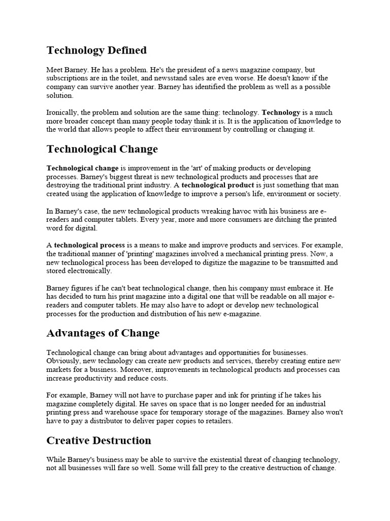 Technological Environment | PDF | Magazines | Publishing