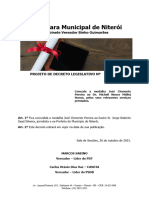 Projeto de Decreto Legislativo - Medalha José Clemente Michell