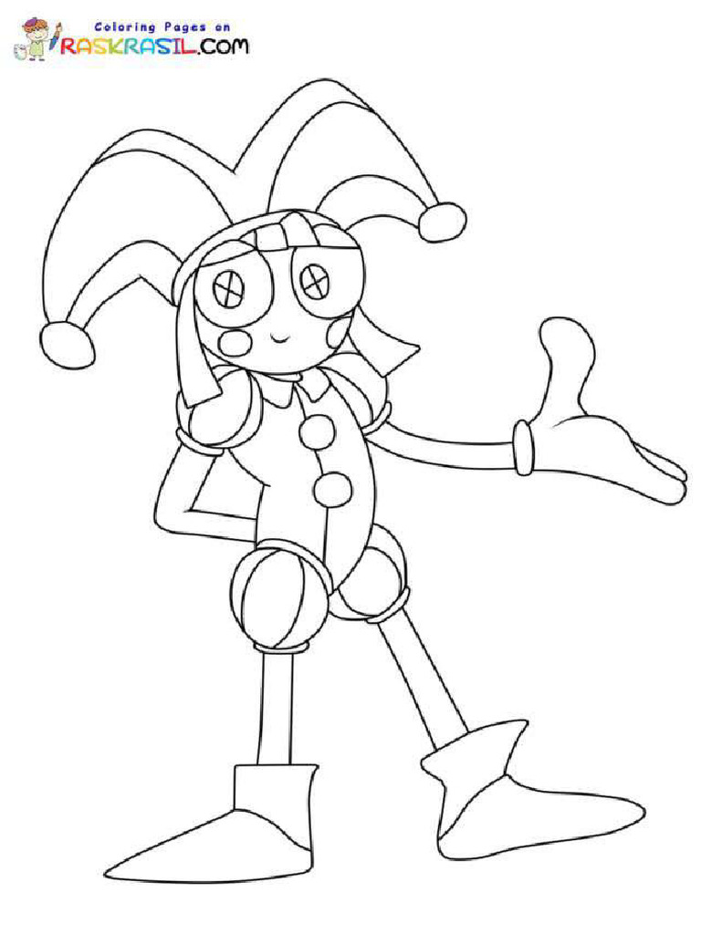 The Amazing Digital Circus Coloring Pages 2 640x900 | PDF