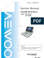 Dpc-8100p 8500p Daewoo DVD Portable Player