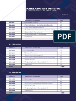 Curso Bacharelado em Direito: Plano Curricular Pleno 2022