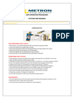 01.metron UK - SOP For Welding and Cuting