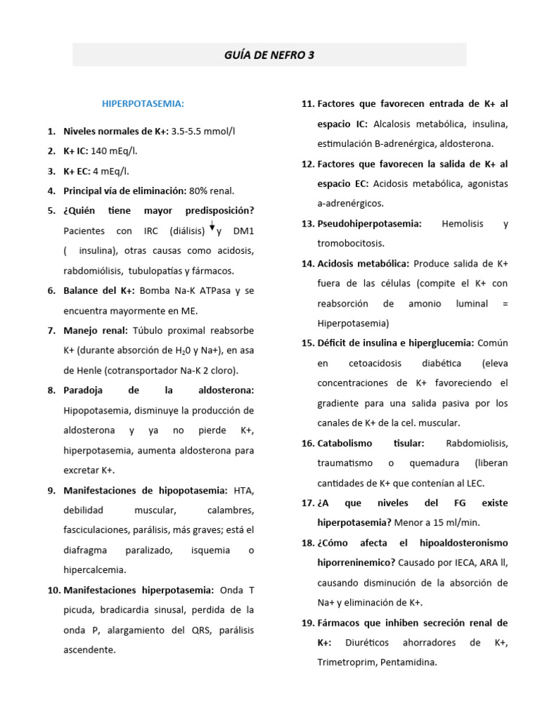 Guia Nefro 3 | PDF