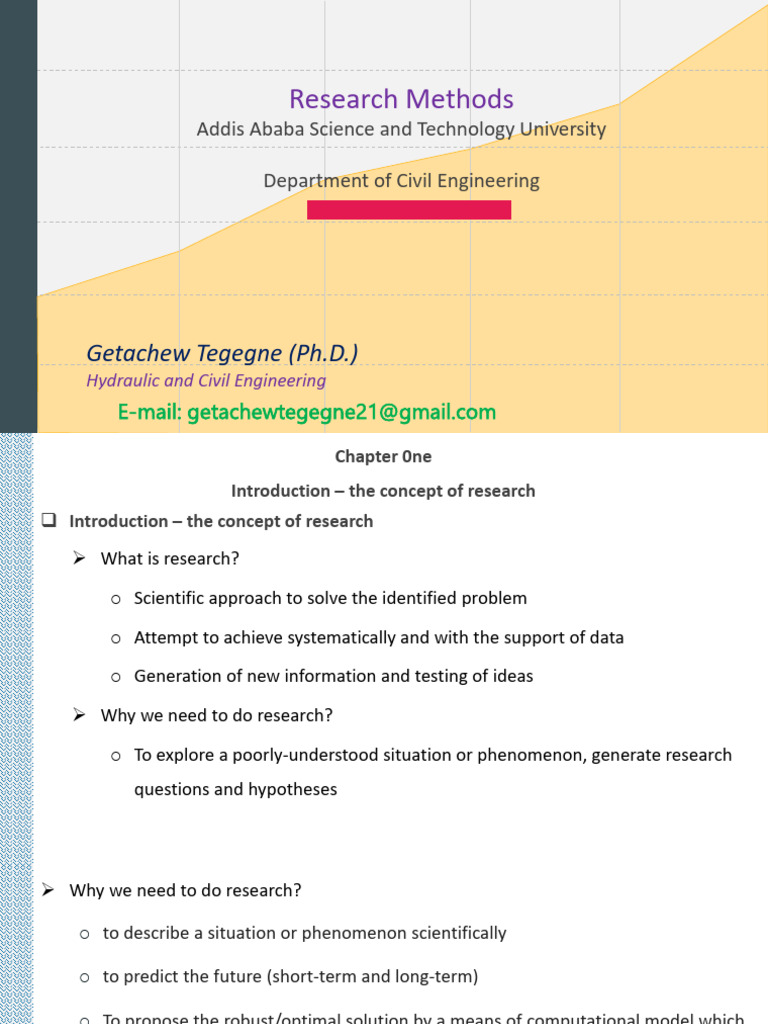 Research Methods - AASTU | PDF | Scientific Method | Experiment