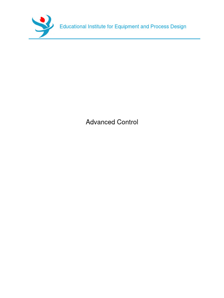 Advanced Process Control PDF