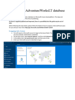 Creating An AdventureWorks Database On Azure