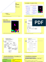 An Example! The Game of Tetris. (Demo Tetris Program Execution)