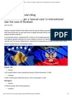 Benhenda 06.2022. Kosovo Is No Longer A Special Case' in International Law - The Case of Donbass. 10p. RIAC