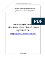 Tài liệu hướng dẫn sử dụng MyTV Portal