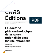 11 doctrine phénomenologique de la raison