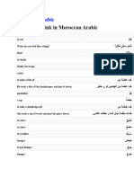 Maghrebi Arabic