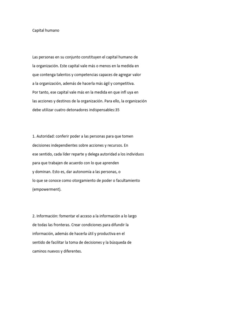 Capital Humano 1 Pdf