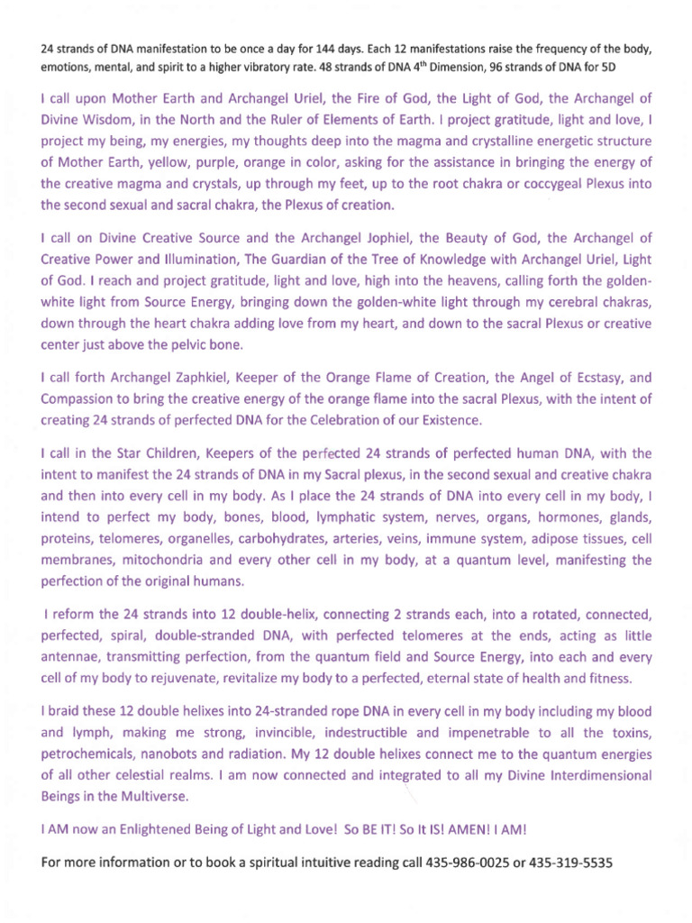 Scott Werner-Divine Invocation .DNA | Download Free PDF | Cell (Biology ...