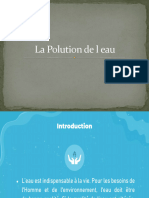 La Polution de L Eau