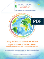Living Values Education Rainbow Booklet Activities Ages 8 14 Unit 7 Happiness
