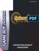 Manual GameBoyAdvance GoldenSunTheLostAge en de FR ES IT