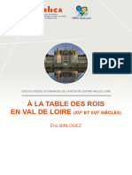 E. Birlouez - A La Table Des Rois en Val de Loire