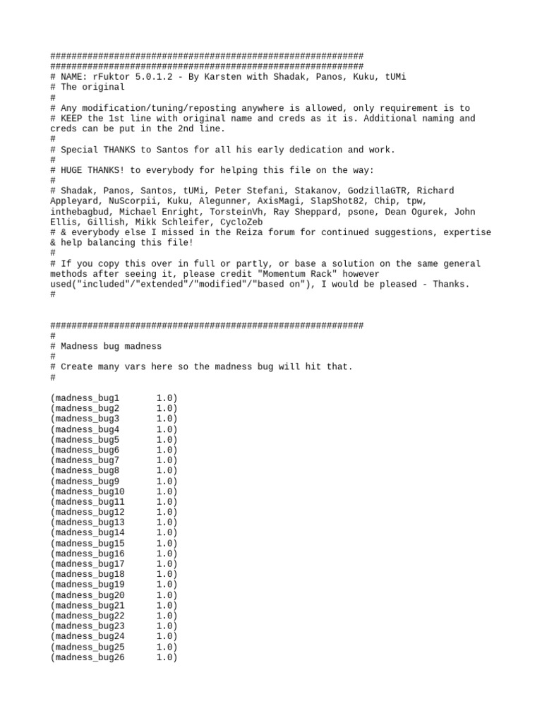 Ffb custom settings pdf