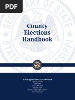 County Election Handbook Primary Guidelines