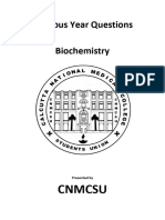 PYQ (Biochemistry) CNMCSU