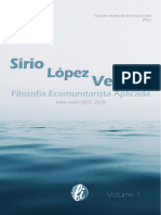 Sirio López Velasco - Filosofía Ecomunitarista Aplicada. Textos Breves 2022-2023