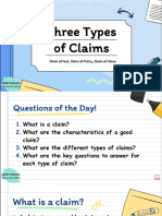 Q2 - W5 Kinds of Claim