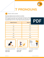 (SV - A1-A2) Object Pronouns