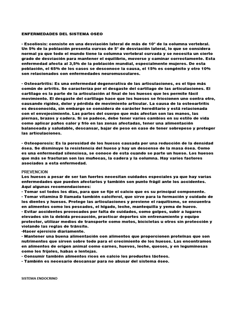 3 Enfermedades de Los Sistemas Del Cuerpo Humano | PDF