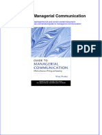 Dwnload Full Guide To Managerial Communication PDF