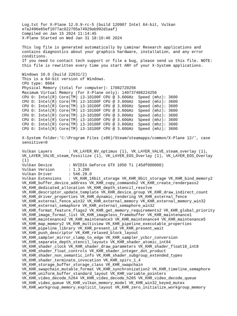 Log | PDF | Central Processing Unit | Computer File