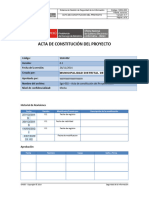 01 SGSI-002-Acta - de - Constitucion - Del - Proyecto Ministerio