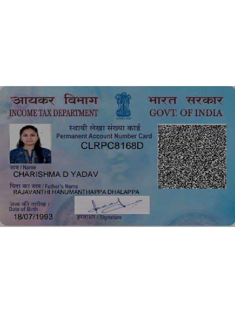 Pan Card | PDF
