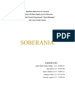 Trabajo de Soberania