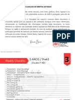 CHARTS e CHECKLIST Sequência MABi (3 - 10 anos)