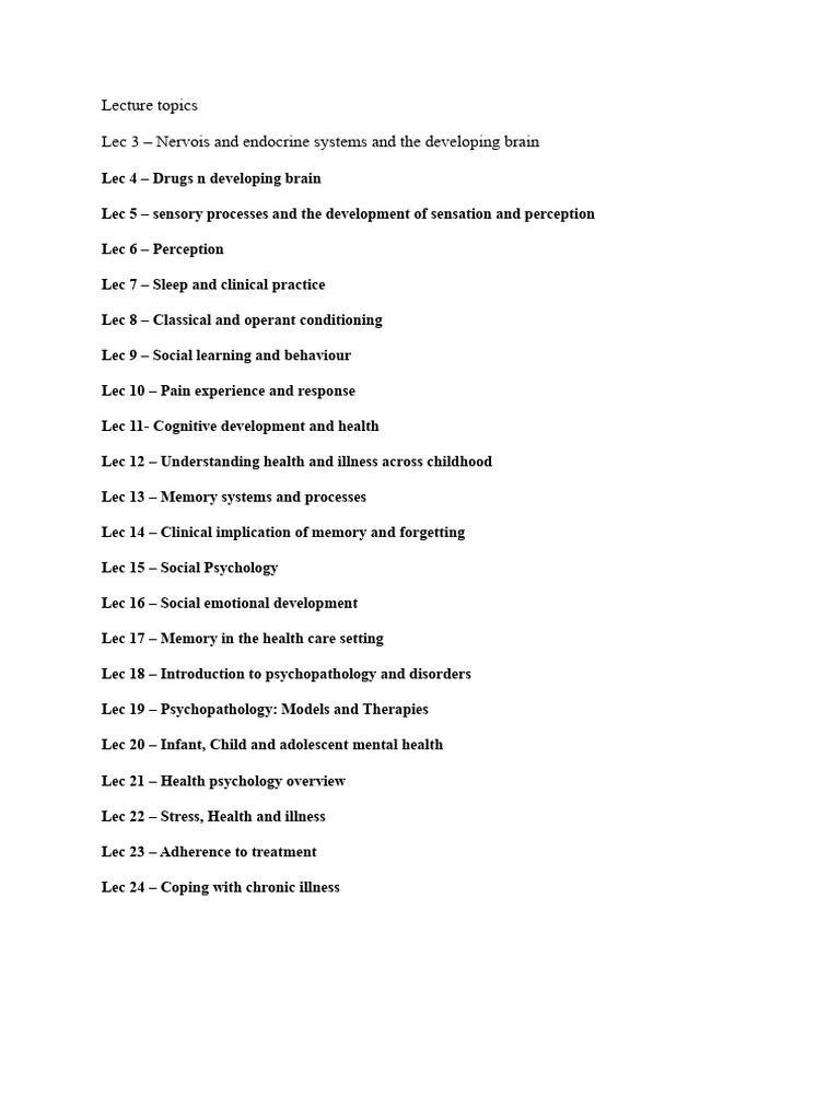 122 Notes Exam | PDF