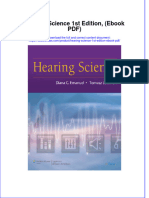 Hearing Science 1st Edition Ebook PDF