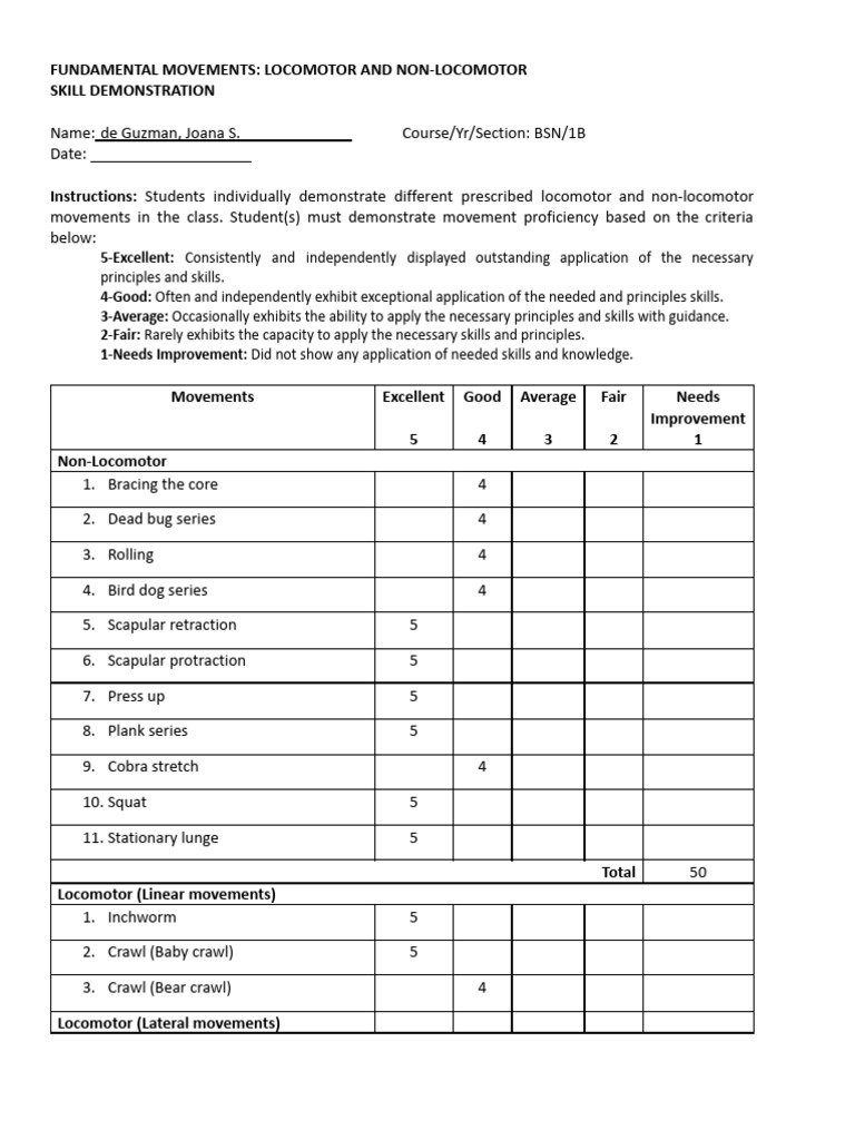 Self Assessment Form PDF