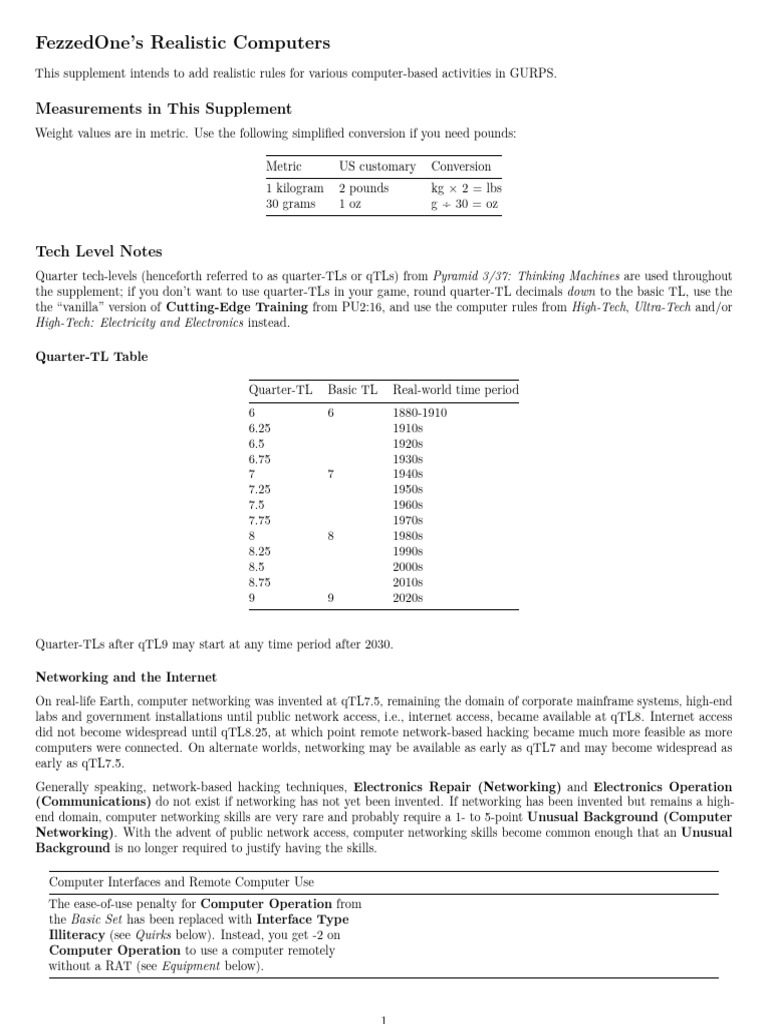 GURPS 4e Realistic Hacking Rules PDF Denial Of Service Attack Proxy Server