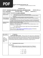 Learning-Plan-GENERAL MATHEMATICS 11 Lesson 5