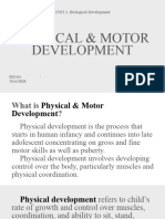 PED101 - Physical & Motor Development