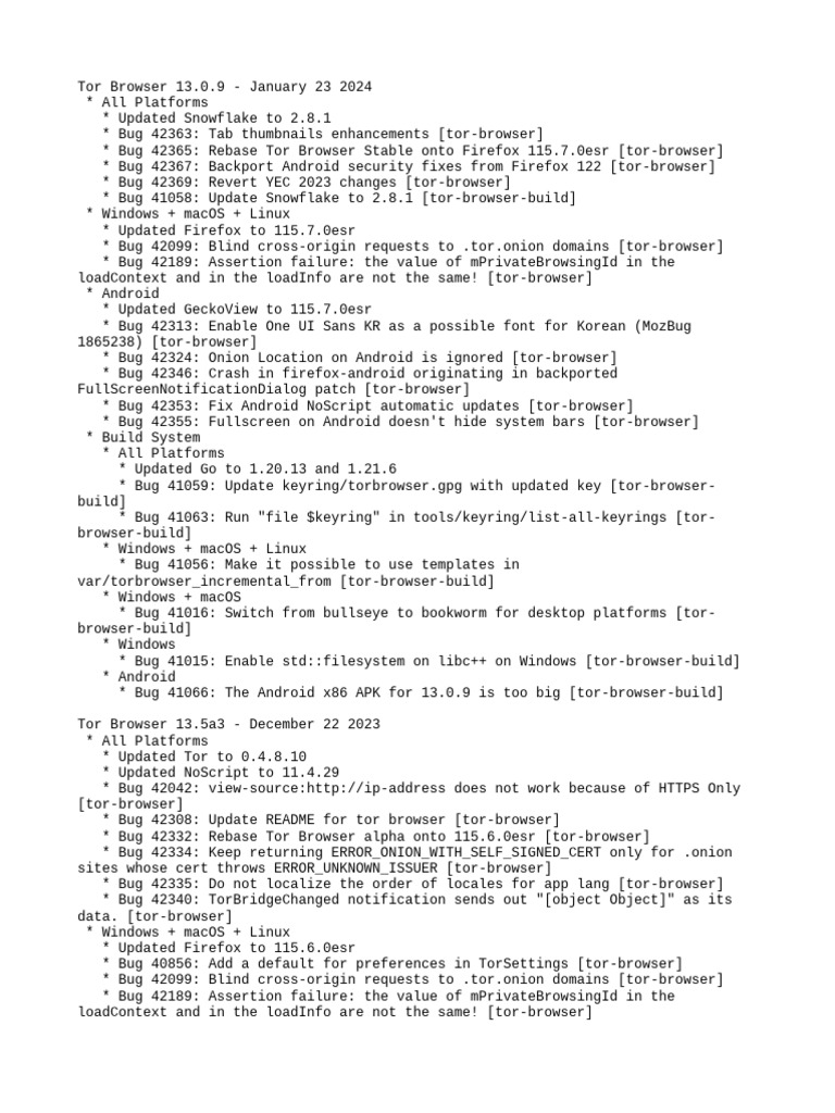 Change Log | PDF | Android (Operating System) | System Software