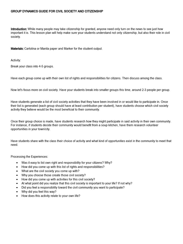 Community Action Plan Pdf