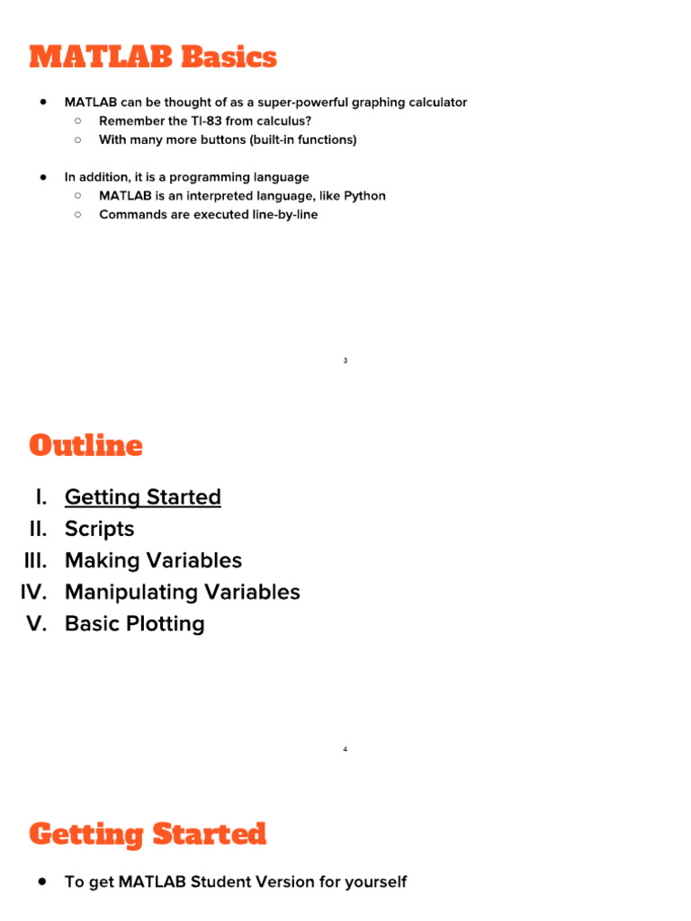 Matlab Practice 1 | PDF