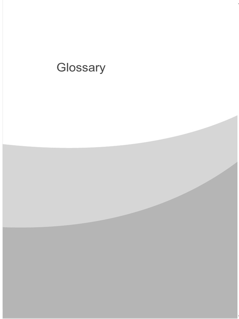 DIFFERENCE BETWEEN GLOSSARY AND DEFINITIONS visual data 6
